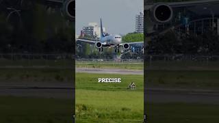 How do passenger planes land airplanevideo [upl. by Nnalatsyrc]