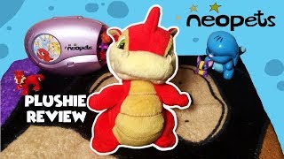 NEOPETS PLUSH REVIEW Red Scorchio Plushie [upl. by Adliwa]