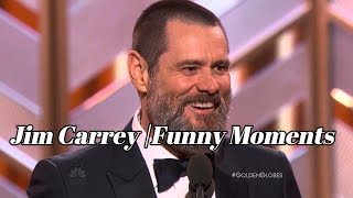 Jim Carrey  Golden Globe Funny Moments [upl. by Tyra411]