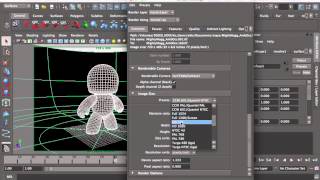 Maya 2011 Render Settings Tutorial [upl. by Akimik]