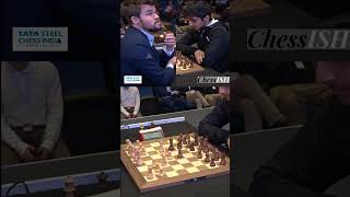 Shortest Chess Game Ever ft Magnus Carlsen X Vidit Gujrati [upl. by Buseck]