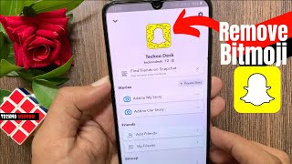 How To Remove Snapchat Bitmoji [upl. by Eversole]