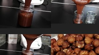 pâte à tartiné chocolat noisettes au Thermomix [upl. by Heron]