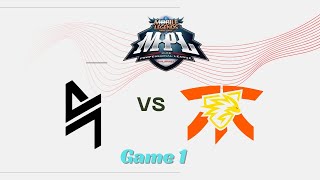 BLACKLIST vs FNATIC ONIC PH GAME 1  MPL PH S14 REGULER SEASON [upl. by Anawik773]