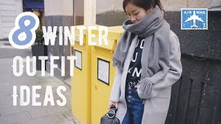 8 Winter Outfit Ideas 冬季外套穿搭合集  Maje  Acne [upl. by Rakso84]