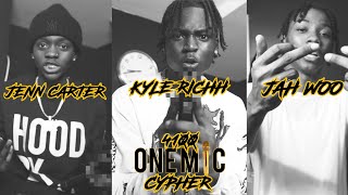 4100 ONE MIC CYPHER KYLE RICHH  JENN CARTER  JAH WOO [upl. by Buskus]