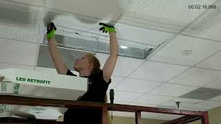 How To Install FFR 2x4 LED Troffer Luminaire In 35 minutes [upl. by Mallin]