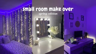 small room make over  je redécore et réorganise ma chambre pour le printemps ✨ [upl. by Knarf]