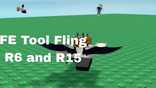 Roblox Fe Script Showcase  Fe tool fling R6 and R15  Fluxus and Hydrogen [upl. by Ardnnaed235]