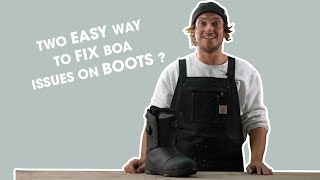 TWO EASY WAYS TO FIX BOA ISSUES ON SNOWBOARD BOOTS [upl. by Lleon]