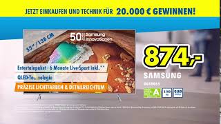 EURONICS Angebot  Samsung QLED TV GQ55Q65RGT [upl. by Mazman]