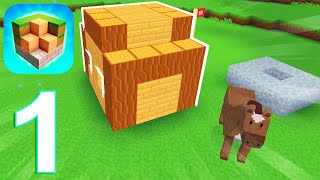 Block Craft 3D Building Games Gameplay Walkthrough Part 1 IOSAndroid [upl. by Goggin]