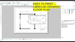 Draw a very very simple floor plan part 2 PRINTING [upl. by Phillada]