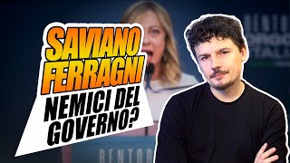 Saviano e Ferragni perché Meloni non deve parlarne [upl. by Norword]