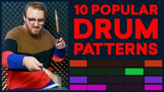 10 Popular Drum Patterns Every Producer Should Know [upl. by Nielson]