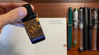 Diamine Oxford Blue and Fountain Pens [upl. by Clapp]