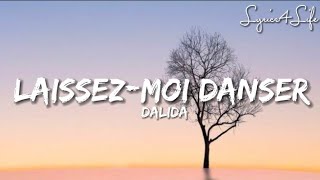 Dalida  Laissezmoi Danser Lyrics [upl. by Pammie]