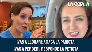 LILLY TÉLLEZ AMENAZA a su OPONENTE al SENADO por SONORA y la PETISTA la RETA a DEBATIR [upl. by Genesia]