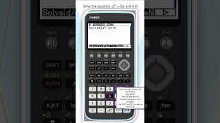 Solving any equation with SolveN on the Casio CG50  ibmaths maths casio revision [upl. by Verras157]