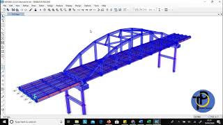 SAP2000  JEMBATAN LENGKUNG BETON [upl. by Mcgregor]