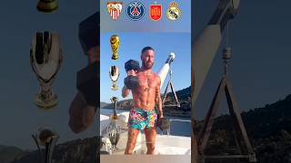 Ramos Team Cups Sevilla PSG Spain Real Madrid football shorts ramos psg realmadrid [upl. by Ingrid]