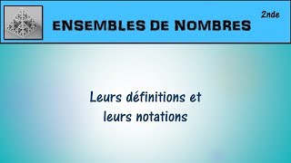 Les ensembles de nombres [upl. by Alaham247]