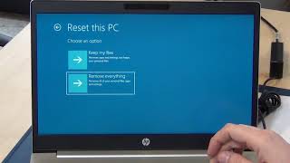 HP Recovery  How to reset HP Probook Notebook  Laptop to factory default Windows 10 [upl. by Basia109]