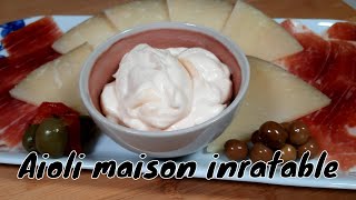 Recette de laioli maison inratable  home delicious Aioli [upl. by Arabel]