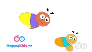 Insects  Learning Songs Collection For Kids And Children With Lyrics  Rhyme time  Happy Kids [upl. by Navoj440]