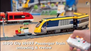 LEGO City 60197 Passenger Train unboxing amp review [upl. by Ahseik]