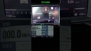 Opel Mokka 12T acceleration 0100 14 mile  2022  FWD  GPS results [upl. by Ihab]