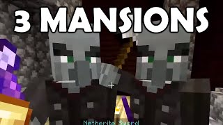 THREE WOODLAND MANSIONS in Minecraft Bedrock Edition on Nintendo Switch [upl. by Raynard]