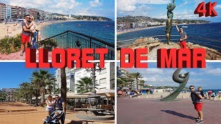 LLORET DE MAR  SPAIN 4K 2018 ATTRACTIONS THINGS TO DO  SEE [upl. by Siurtemed518]