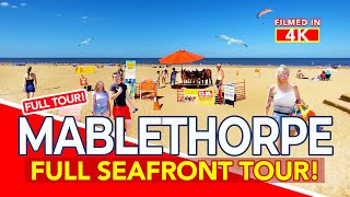 MABLETHORPE  Tour of Mablethorpe from the town to Mablethorpe Beach  4K Walk [upl. by Frodine976]