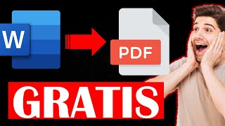 🟢CONVERTIR WORD a PDF sin PERDER FORMATO [upl. by Ramhaj572]