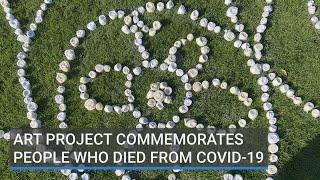 Art project at the Iveagh Gardens in Dublin commemorates lives lost from Covid19 [upl. by Jack]