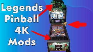 Atgames Legends Pinball 4K Unboxing Setup and Mods install [upl. by Haiel]