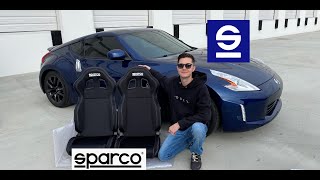 370z Sparco R100 Race Seat Install  Episode 3 [upl. by Aiset366]