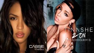 Cassie vs Tinashe  Me and 2on Mashup [upl. by Perla662]