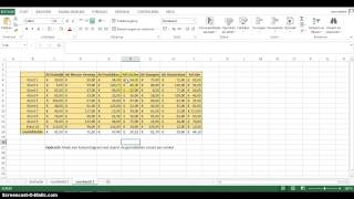 eenvoudige grafieken in Excel [upl. by Fabria]