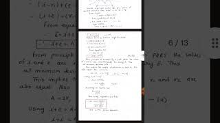 OPTICS Class 11 Physics  Handwritten notes with numericals Maharashtra Board shorts short [upl. by Dolley236]