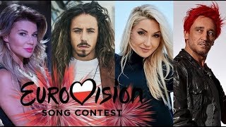 10 najlepszych wyników Polski w konkursie Eurowizji  Eurovision Poland  the best results [upl. by Nhguaval104]