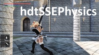 【Skyrim SE】HDT SMP で yundao hdt hair をﾕﾗﾕﾗさせてみた【hdtSSEPhysics】 [upl. by Gehman]