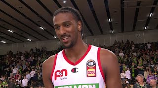 Alexandre Sarr postgame interview vs South East Melbourne Phoenix  Round 17 NBL24 [upl. by Druci]