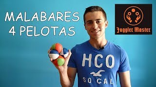 Tutorial Malabares  4 pelotas [upl. by Stewart]