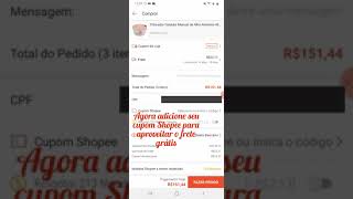 Como usar 1 ou 2 Cupons na Shopee [upl. by Luzader]