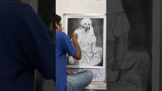 Drawing Shriman 108 Sant Nikka Singh ji Maharaj shorts drawing [upl. by Rowena]