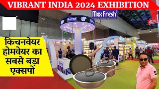 vibrant india exhibition 2024 yashobhoomi dwarka Delhi  Kitchenware item business ideas expo [upl. by Seavey22]