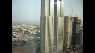 View from Dusit Thani Dubai hotel [upl. by Nnylrats482]