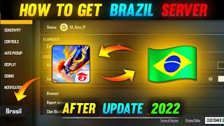 How to create brazil server id in free fire 2022  How to change server in free fire OctaFF [upl. by Alleroif719]